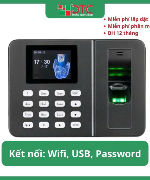 Máy chấm công Vân Tay RJ3400 Pro Kết nối wifi