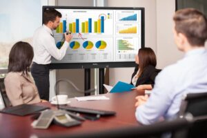 Màn hình tương tác thông minh 65 inch – Giải pháp tối ưu cho phòng họp chuyên nghiệp